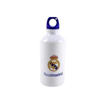 Imagen de CyP Brands Real Madrid, Botella, Botella de Agua, Bidón, Cantimplora, Color Blanco, Producto Oficial