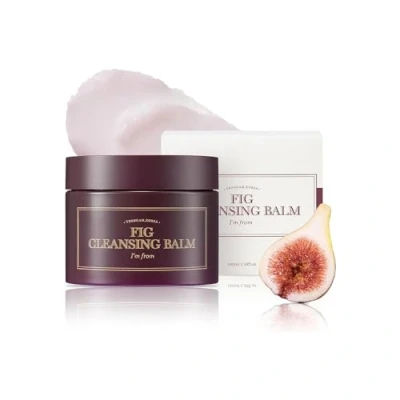 Imagen de I&#039;m from bálsamo limpiador de higos 100 ml, desmaquillante coreano, vegano, fácil enjuagar, agua aceite higo al 7,8% con péptidos y aminoácidos, que funde el maquillaje en
