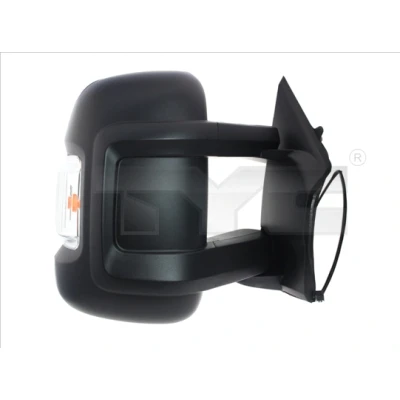 Imagen de espejo retrovisor Tyc 309 0150 izquierda para ajuste manual espejo, convexo, brazo tamaño intermedio FIAT: Ducato III Furgón