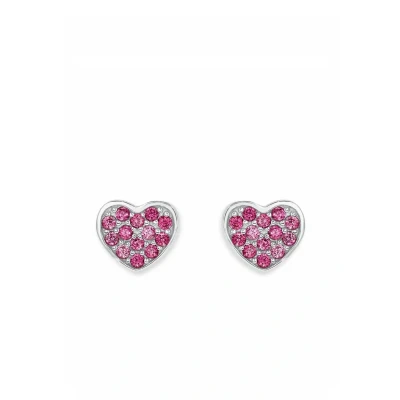 Imagen de s.Oliver HERZ 925ER Pendientes para niños, Talla: One Size, Pink
