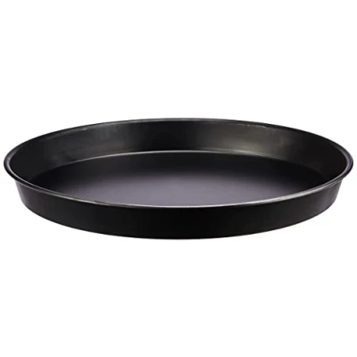 Imagen de Pentole Agnelli Cofe43Bb36 Molde redondo alto de chapa azul para pizzas, negro, 36 x 4 cm, 1 unidad
