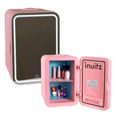 Imagen de Inuitz nevera Pequeña 8 Litros Cosmeticos portatil electrica, mini nevera, neveras pequeñas, para habitacion, frigorifico pequeño