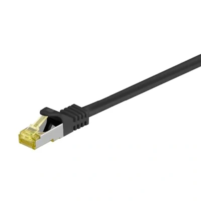 Imagen de Goobay RJ 45 CAT7 3m Cable de red (3 m, Cat7, S/FTP (S STP), 45, Negro)
