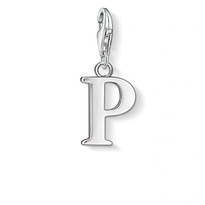 Imagen de Thomas Sabo Charm con Cierre para Mujer de Plata Ley 925/1000, Letra P