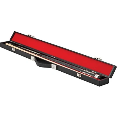 Imagen de Casemaster Deluxe Billiard/Pool Hard Case, Holds Piece Cue (1 Butt/1 Shaft) Estuche rígido Billar, Capacidad para 1 Taco Completo de 2 Piezas Culata/1 Eje), Unisex, Negro, Talla única
