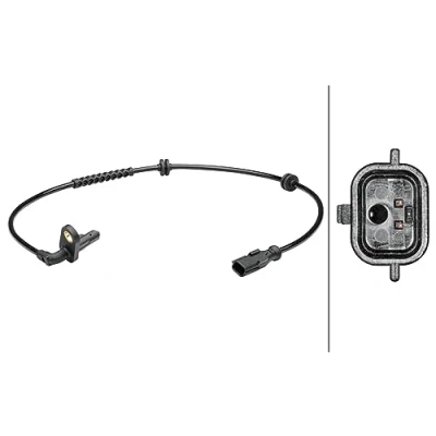 Imagen de HELLA 6PU 012 679 161 Sensor de ABS Eje trasero activo 2 620 RENAULT: CLIO 3, Modus / Grand