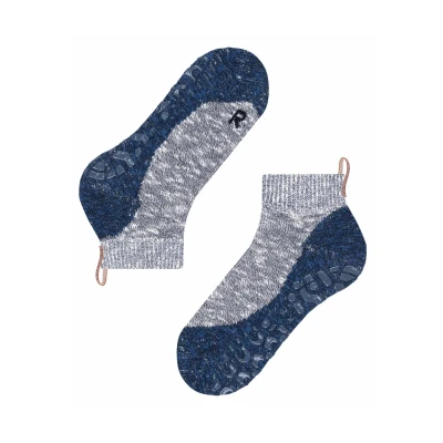 Imagen de FALKE Lodge Homepad M HP algodón puños en la suela 1 par, Calcetines para casa Hombre, Azul (Storm 6340), 39 40