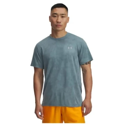Imagen de Under Armour Launch CAMO Camiseta deportiva, Hombre, Talla: Small, Serpentine (323)