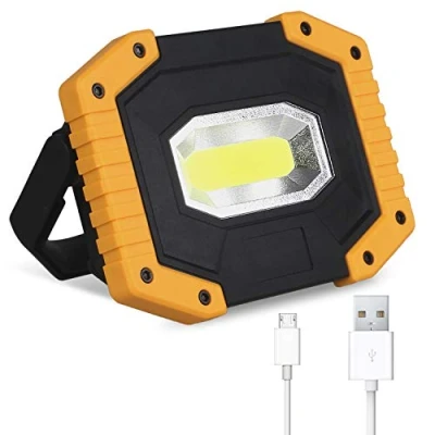 Imagen de T SUN Foco LED Recargable 30W 2000LM Bateria 3 Modos de Trabajo Luz Portátil USB para Camping, Trabajo, Pesca, Emergencia