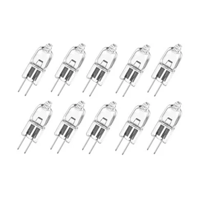 Imagen de Bombillas halógenas G4, 20 W, 24 V, regulable, base bi pin, color blanco cálido, 10 unidades