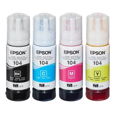 Imagen de Cartucho De Tinta Ecotank Multipack Epson 104 C13t00p640