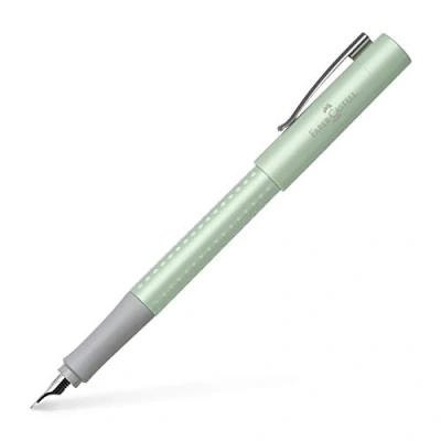 Imagen de Faber Castell Grip Pearl Edition EF 140976 Pluma estilográfica, color verde menta
