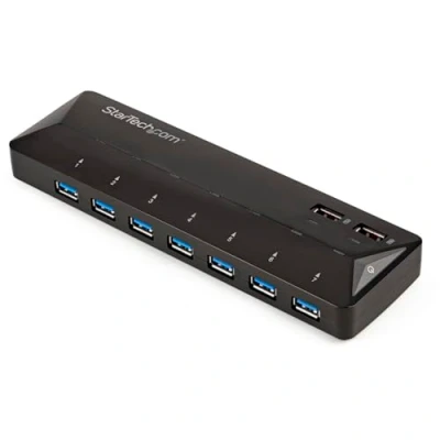 Imagen de Startech.com Concentrador Usb 3.0 De 7 Puertos Ladrón Con Carga Y Sincronización Hub 2 2,4a