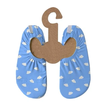 Imagen de Slipstop Zapatos de Playa para niños, Antideslizantes, protección Solar UPF 50+, Nubes, 27/29 EU