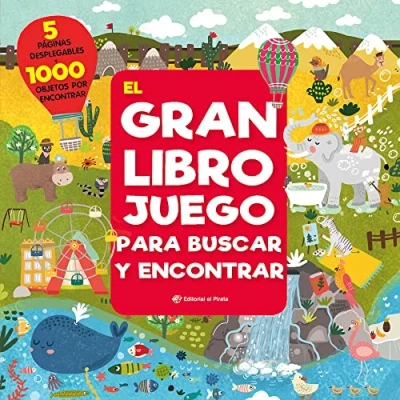 Imagen de El gran libro juego para buscar y encontrar: 1000 objetos 5 enormes páginas desplegables: 3 (Libros juegos)