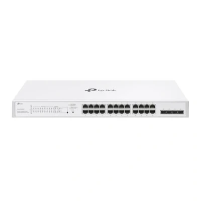 Imagen de TP Link Festa FS328GP Switch PoE+ Gigabit de 28 Puertos, 24 PoE, 250W, Gestión en la Nube, Optimo para Grandes Redes, QoS Avanzado, Seguridad y Facilidad Uso
