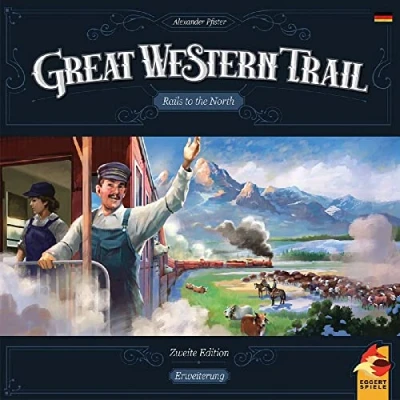 Imagen de Asmodee Western Trail Rails to The North Juego, Multicolor, 2. erweiterung (EGGD0006)