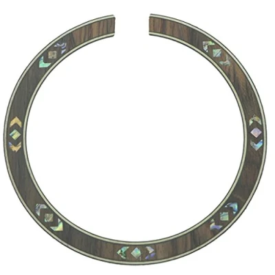 Imagen de KAISH Qaulity Guitarra acústica (110 x 12 0,8 mm), diseño de concha abulón