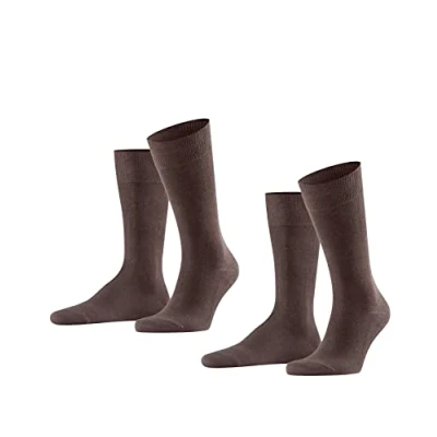Imagen de Falke Swing 2PACK Business &amp; Casual Calcetines, Hombre, Talla: 39 42, Brown