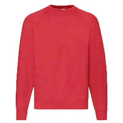 Imagen de Fruit of the Loom Sudadera para hombre M, L, XL, XXL, 3XL, 4XL, también sets sets, rojo, M