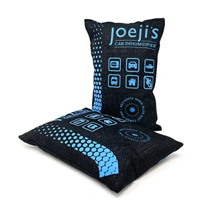 Imagen de 2 bolsas reutilizables de deshumidificador coche Anti humedad y quita olores todo en uno gel silice antihumedad 500g