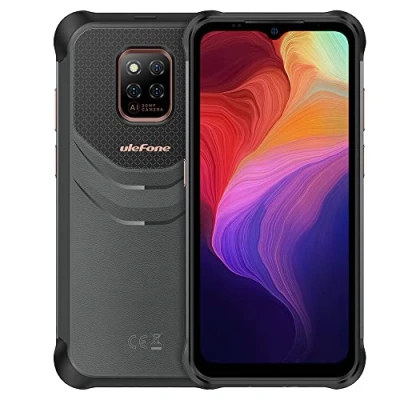 Imagen de Ulefone Power Armor 14 Smartphone Resistente, Batería 10000 mAh, Helio G35 4GB 64GB, 6,52&#039;&#039; Vidrio Gorilla 20MP+16MP Cámara, Android 11 IP68 Impermeable Móvil Antigolpes, Carga Inalámbrica NFC GPS