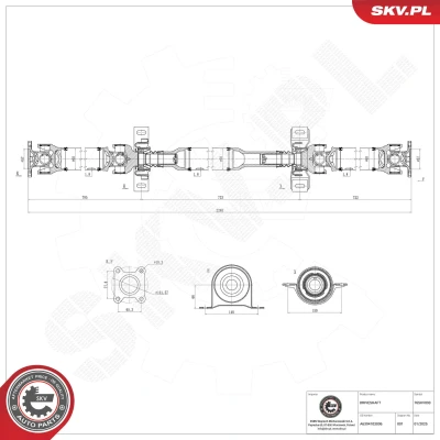 Imagen de Semi eje ESEN SKV 76SKV093