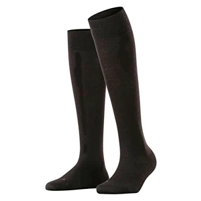 Imagen de FALKE Sensitive Berlin, Calcetines largos Mujer, Lana, Azul (Dark Navy 6370), 39 42 (pack de 1)