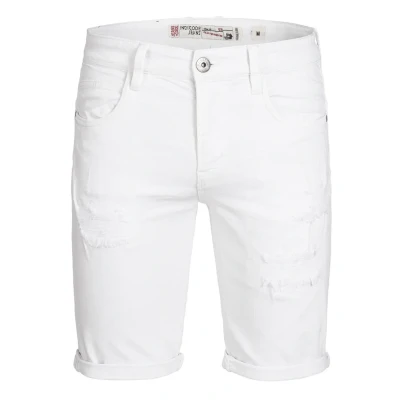 Imagen de Indicode Jeans CUBA Caden Shorts vaqueros offwhite, Hombre, Talla: Small, Off white