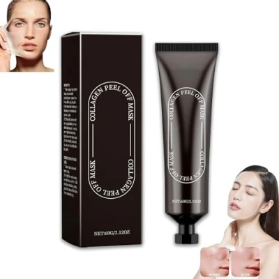 Imagen de Ss Collagen Reverse Volume Peel Off Face Mask,Collagen Mask Bio Real Deep Mask,Cleansing, Hydrating and Moisturizing Suitable for All Skin Types (1 pcs)