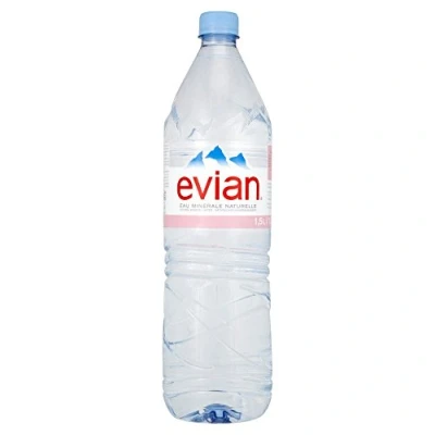 Imagen de Paquete de 12 unidades agua Evian 1,5 l