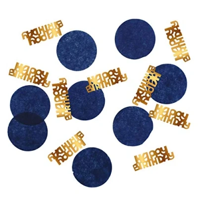 Imagen de Folat Confetti Elegant Verdadera azul 25 gramos, color azul, happy birthday (66011)
