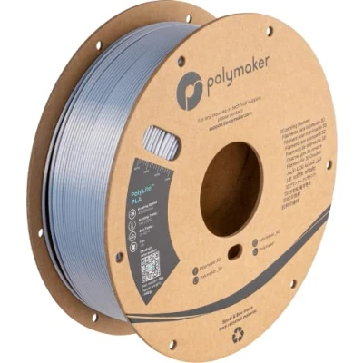 Imagen de Polymaker PolyLite Silk PLA Plata 1.75mm 1kg