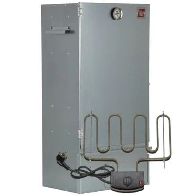 Imagen de ITA Ahumador electrico 7005 81x28x40 cm de acero inoxidable con Termómetro Resistente a la Corrosión, Duradero Ahumadero Premium para Carne, Pescado, Queso, Salchichas