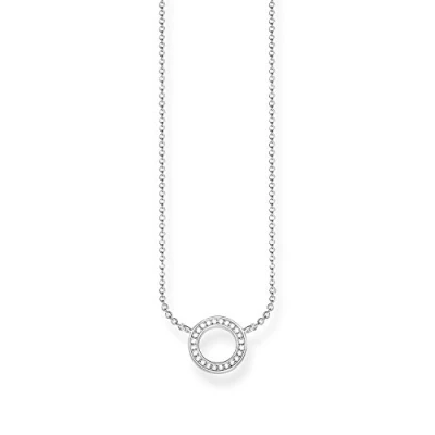 Imagen de Thomas SABO Collar silvercoloured/white, Mujer, Talla: 45, Silver coloured/white