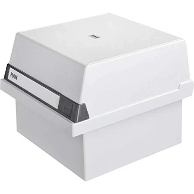 Imagen de Han 965 11 Cajón para tarjetas (capacidad 800 tarjetas, tamaño A5 horizontal, 235 x 190 250 mm), color gris