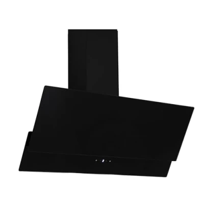 Imagen de Respekta Campana extractora sin cabeza/campana oblicua de 90 cm/carcasa metal con pantalla cristal en negro/función ventilación y recirculación/CH66038 90SAM / A 54 67,5 dB