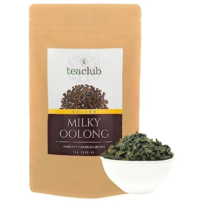Imagen de MILKY oolong 50g, té premium con carácter de verde, verde semifermentado a granel, hojas sueltas TeaClub