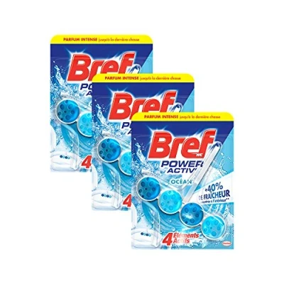 Imagen de Bref bloc limpiador WC Power Activ océano 50 G Paquete de 5