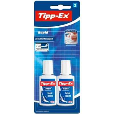 Imagen de Equipamiento Escolar marca TIPP EX modelo RAPID CORRECTION FLUID TWIN PACK