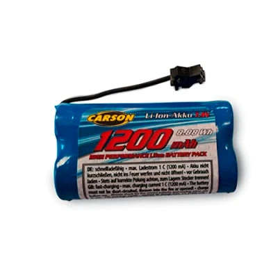 Imagen de Carson 500608274 7,4V/1200mAh LiION Bella Luisa JST batería de RC, Repuesto, para Barcos Control Remoto, Barco Modelos RC