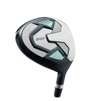 Imagen de Wilson Golf Pro Staff SGI Driver MW 3, Palo de para Mujer, Mano Dominante Derecha, Nivel Principiante y Avanzado, Grafito, Gris/Celeste, WGD1514003