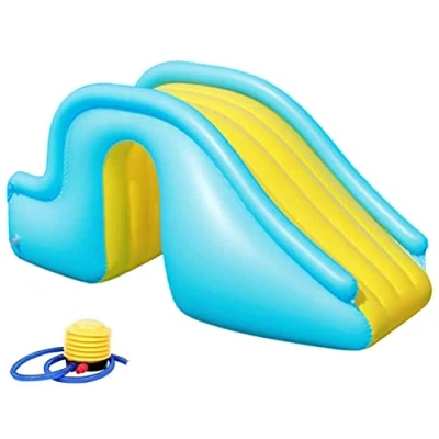 Imagen de Hopowa Tobogán inflable Paso, Piscina acuático Pasos más amplios Juguetes de agua divertidos Verano Fiesta Suministros para niños