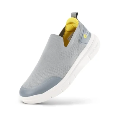 Imagen de FitVille Zapatos Sin Cordones Hombre Comodos Ligeros Mocasines Zapatillas Hormas Anchas Transpirables Slip On Convenientes para Caminar 41 EU X Ancho
