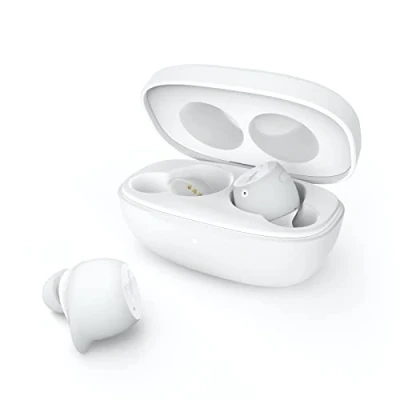 Imagen de Belkin auriculares True Wireless SoundForm Immerse, Hybrid ANC, carga inalámbrica, IPX5 de resistencia al sudor y el agua, funciones red Buscar Apple Enviar un Ping a mis Auriculares, blancos