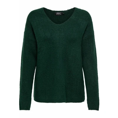 Imagen de ONLY Camilla Vneck L/S NOOS Jersey de punto, Mujer, Talla: Medium, Scarab