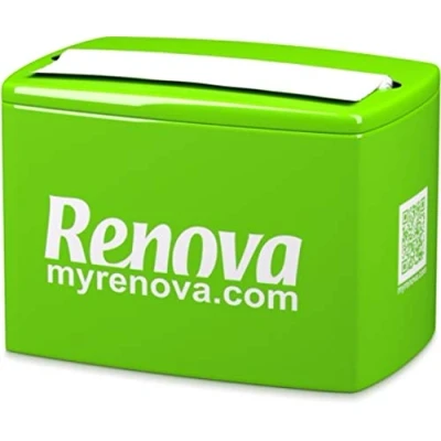 Imagen de Dispensador Verde Renova de Servilletas Bar Zig Zag