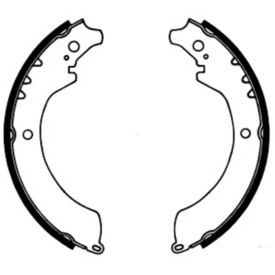 Imagen de ABE C06007ABE Zapatas de Freno Eje trasero 254 45 AKEBONO DAIHATSU: Rocky SUV