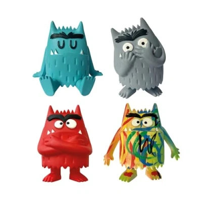 Imagen de Comansi Set Multicolor Colección Monstruo de Colores (4 Figuras)