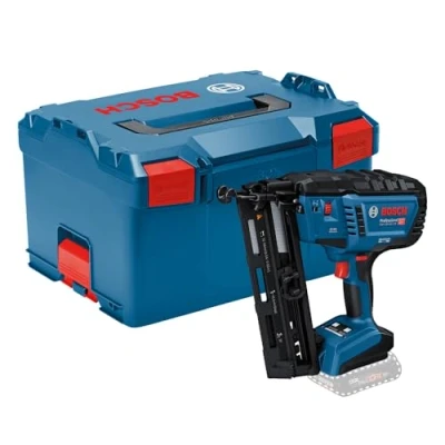 Imagen de Bosch Professional 18V System clavadora madera batería GNH 64 2 M (modo disparo impacto simple, apto para clavos: 32 mm, 1,6 mm y ángulo de clavado 20, sin baterías en L BOXX)